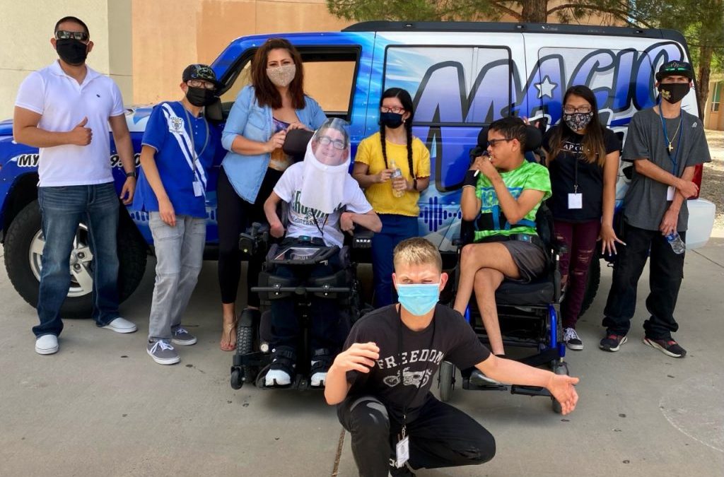 Magic Morning Vibe Gets to Meet Mayfield “Zoom” Students